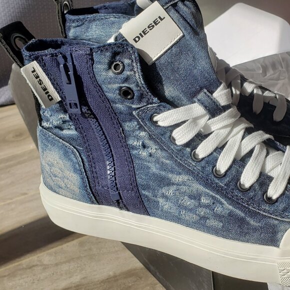 NWOT Diesel Mid Top Sneaker US8.5 - Picture 3 of 8